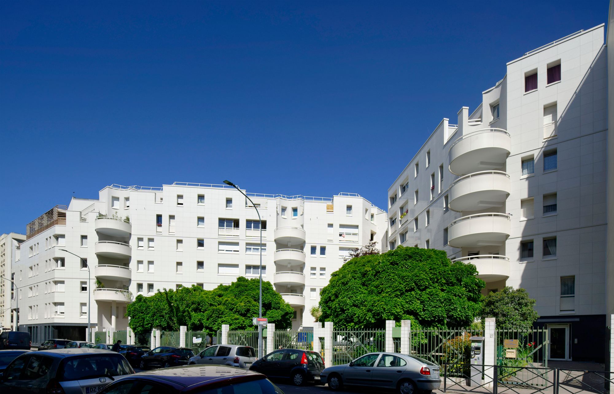 Façade du bâtiment réhabilité. Crédit A.daSilva/Graphix-Images