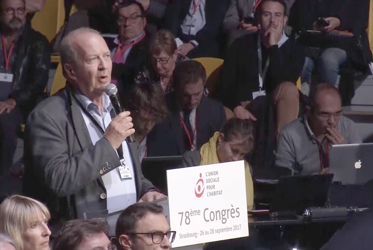 Intervention de Christian DUPUY au Congrès Hlm le 28 septembre 2017 à Strasbourg