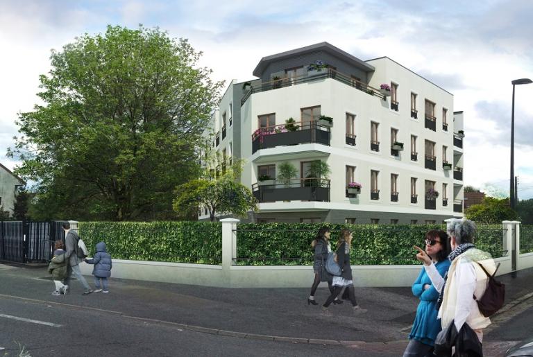 22 logements locatifs sociaux en VEFA situés au 39 rue Henri Barbusse à Saint-Cyr-L’Ecole