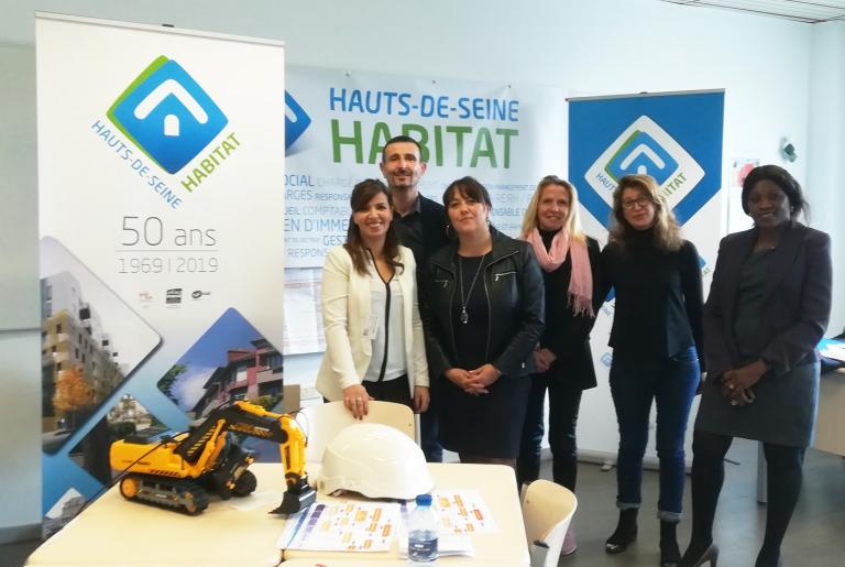 Les professionnels de la Direction territoriale Boucle Nord de Seine ont animé le stand de Hauts-de-Seine Habitat