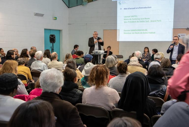 Fontenay-aux-Roses : réunion publique sur la concertation légale du projet de ZAC des Paradis - Photo : C.VOISIN / Ville de Fontenay-aux-Roses