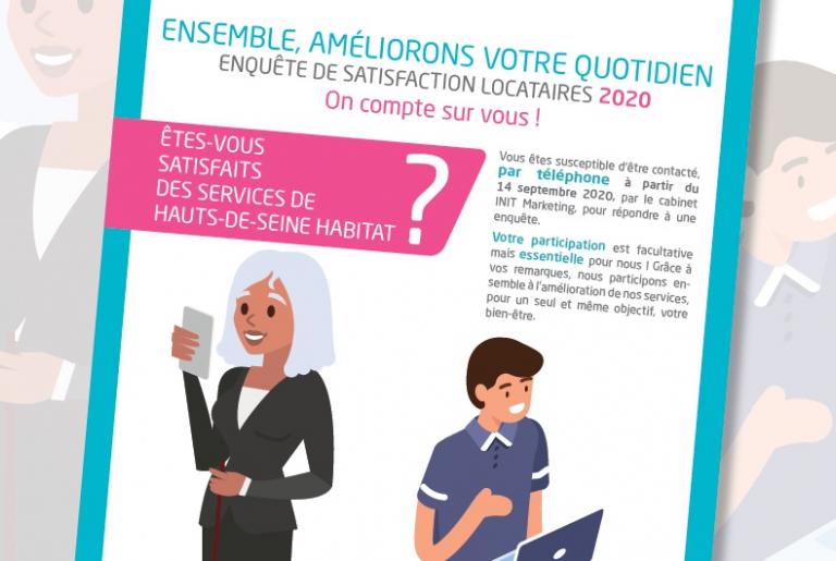 Enquête de satisfaction des locataires