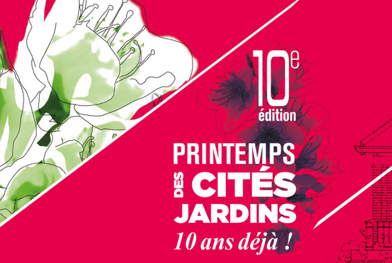 affiche 10ème édition printemps des cités-jardins