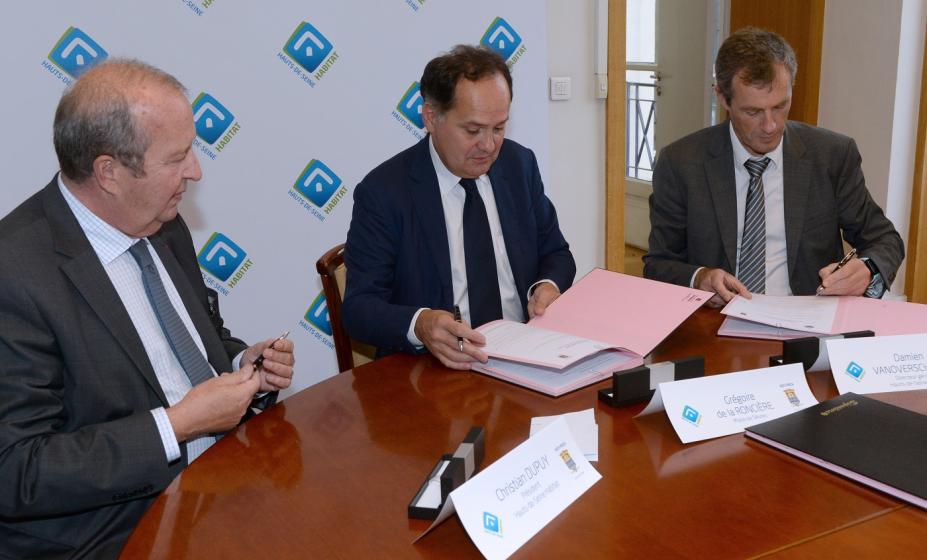 Signature du contrat de proximité avec la Ville de Sèvres