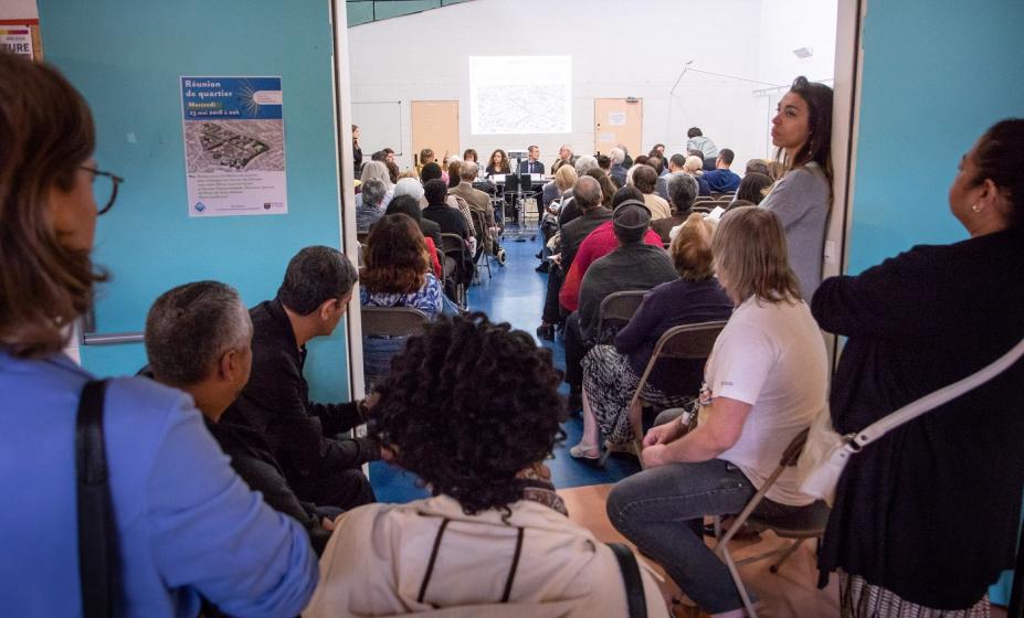 Réunion publique du 23 mai 2018 à Fontenay-aux-Roses, quartier des Paradis