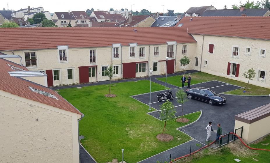 Visite officielle de Gérard Larcher au Clos de la Prairie à Rambouillet