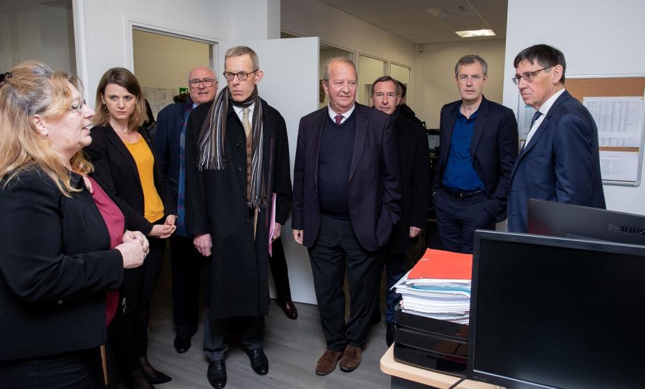 Visite des locaux de la DT Vallée Sud Grand Paris