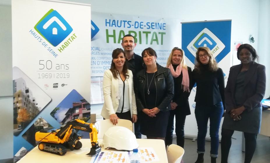 Les professionnels de la Direction territoriale Boucle Nord de Seine ont animé le stand de Hauts-de-Seine Habitat