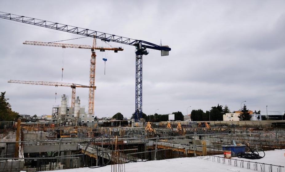 Photo du chantier de la résidence Bienville à Maurepas 