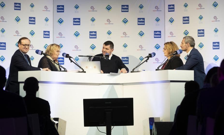 1e table ronde : Alban de Loisy, Marie-Paule Foch, Erick Cala, Catherine Nkonda et Robin Hamadi