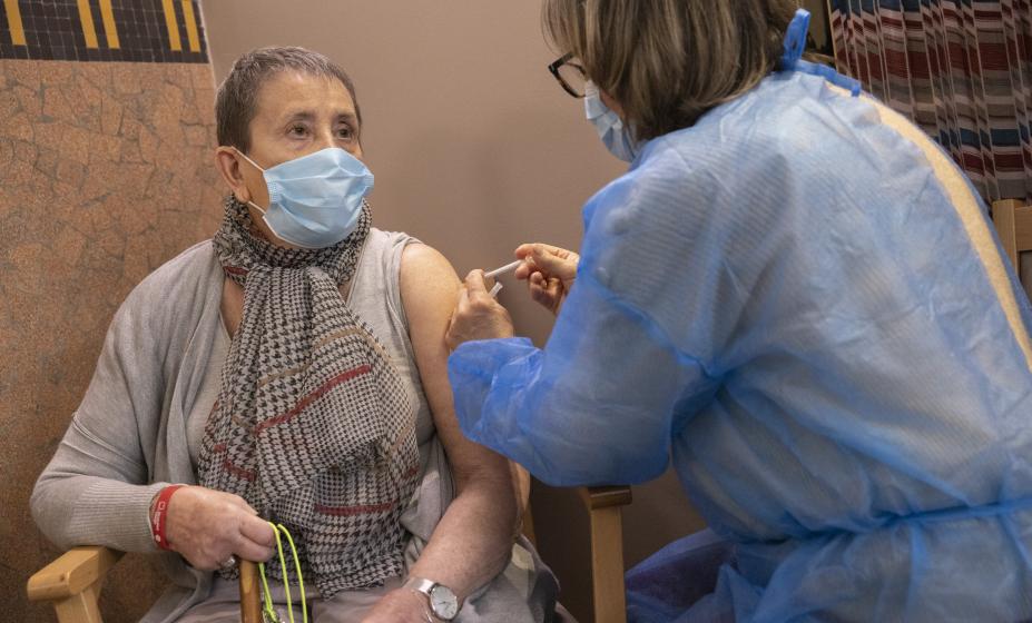 Vaccination dans la résidence Locarno