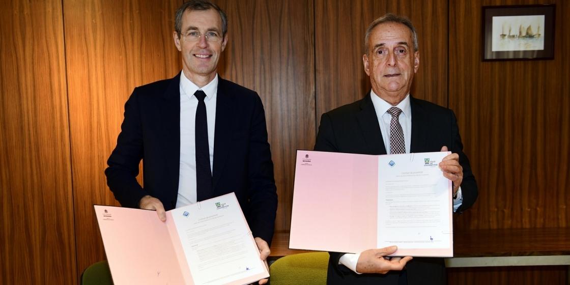 Signature du contrat de proximité de Courbevoie le 9 décembre 2019