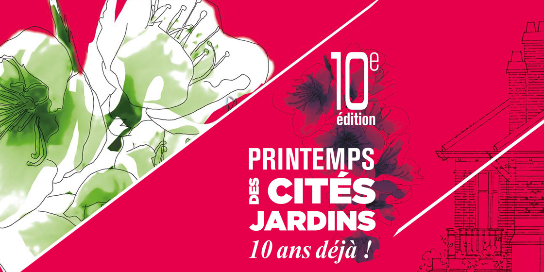 affiche 10ème édition printemps des cités-jardins