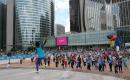 Challenge interentreprises contre la faim le 15 juin 2018 sur le parvis de La Défense