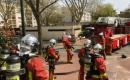 Exercice des pompiers de Paris, tour Ledoux au Plessis-Robinson