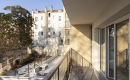 Vue sur le balcon d'un appartement du programme Square République à Bois-Colombes : photo Christophe Bertolin, agence IP3 Press