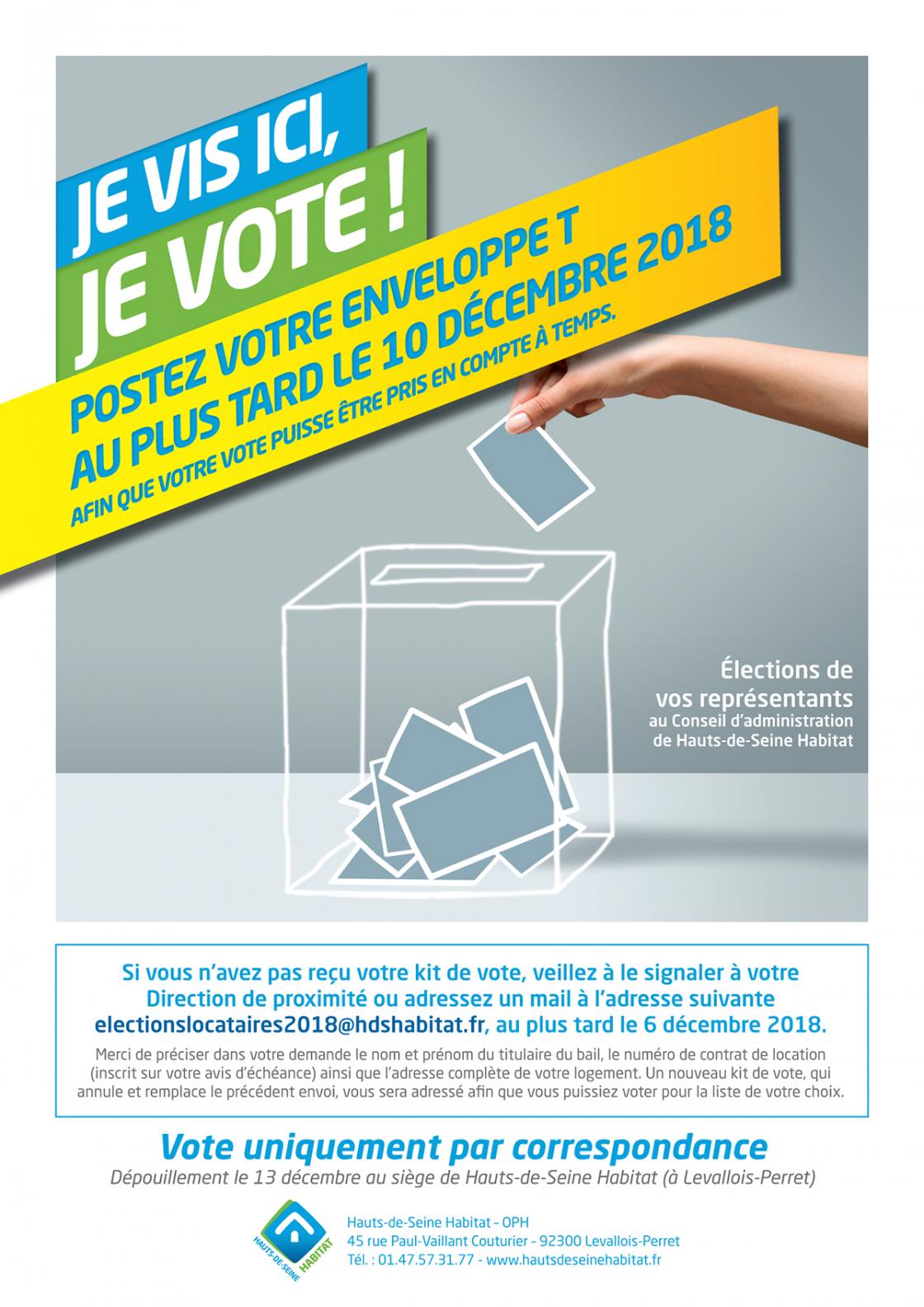 affiche des élections